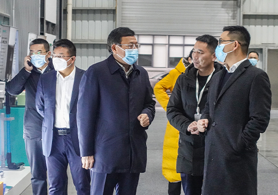 邵陽市委副書記、市長(zhǎng)華學(xué)健到企視察